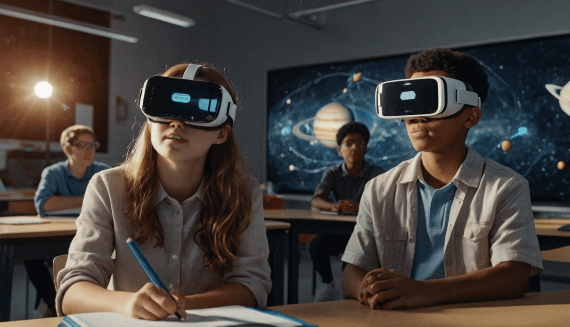 Realidade Virtual na Educação: Transformando o Ensino com Experiências Imersivas